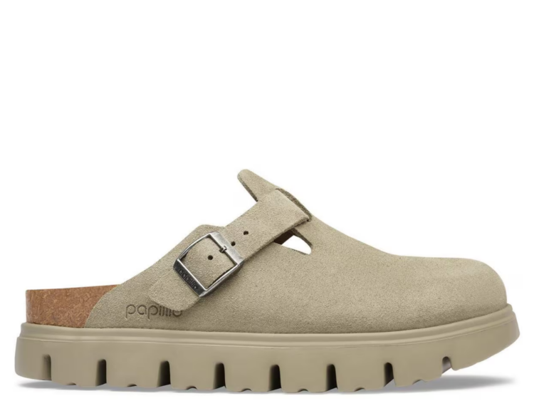 Birkenstock Boston Chunky Suede Taupe