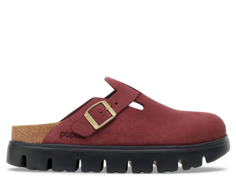 Birkenstock Boston Chunky Suede Zinfandel
