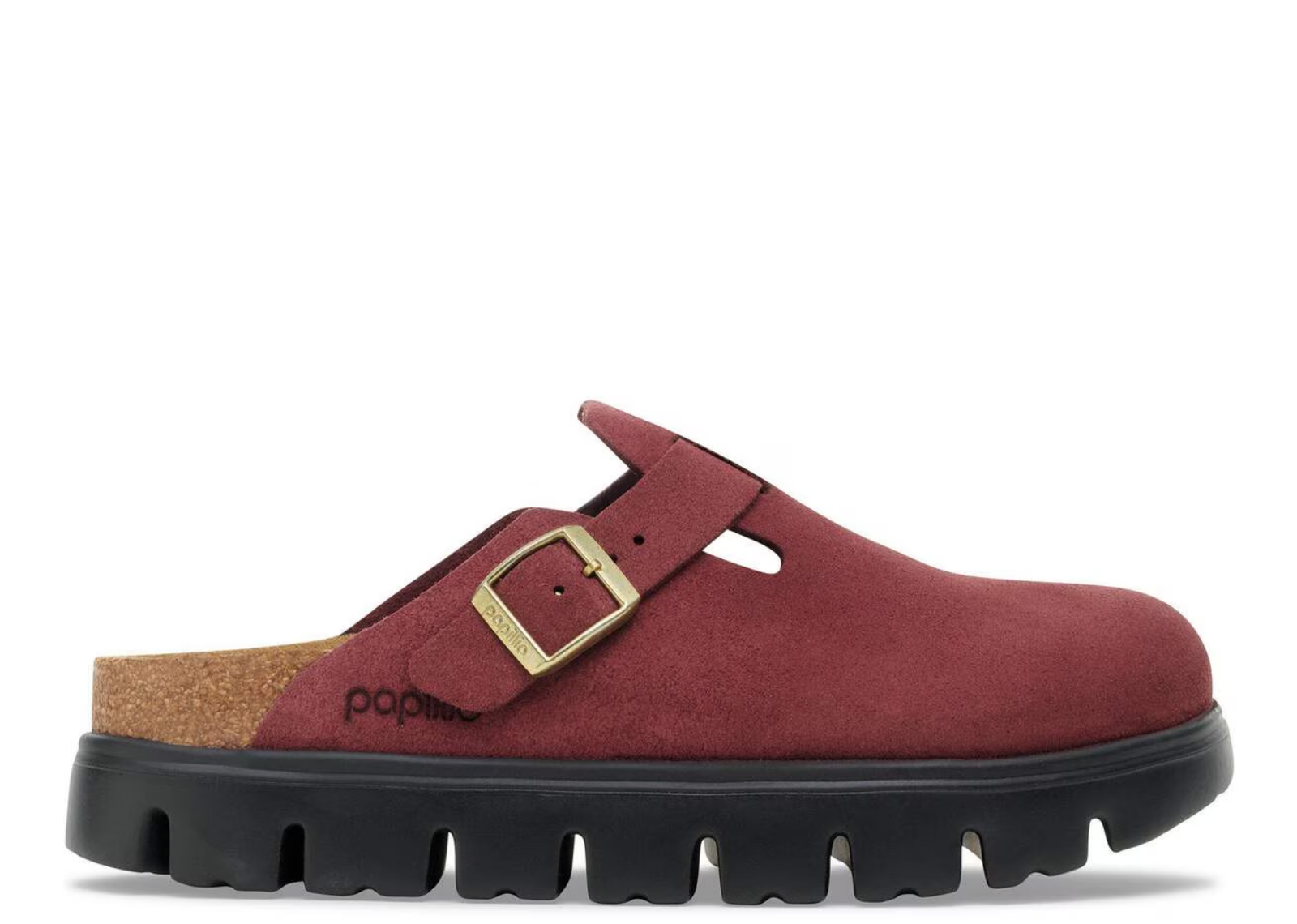 Birkenstock Boston Chunky Suede Zinfandel
