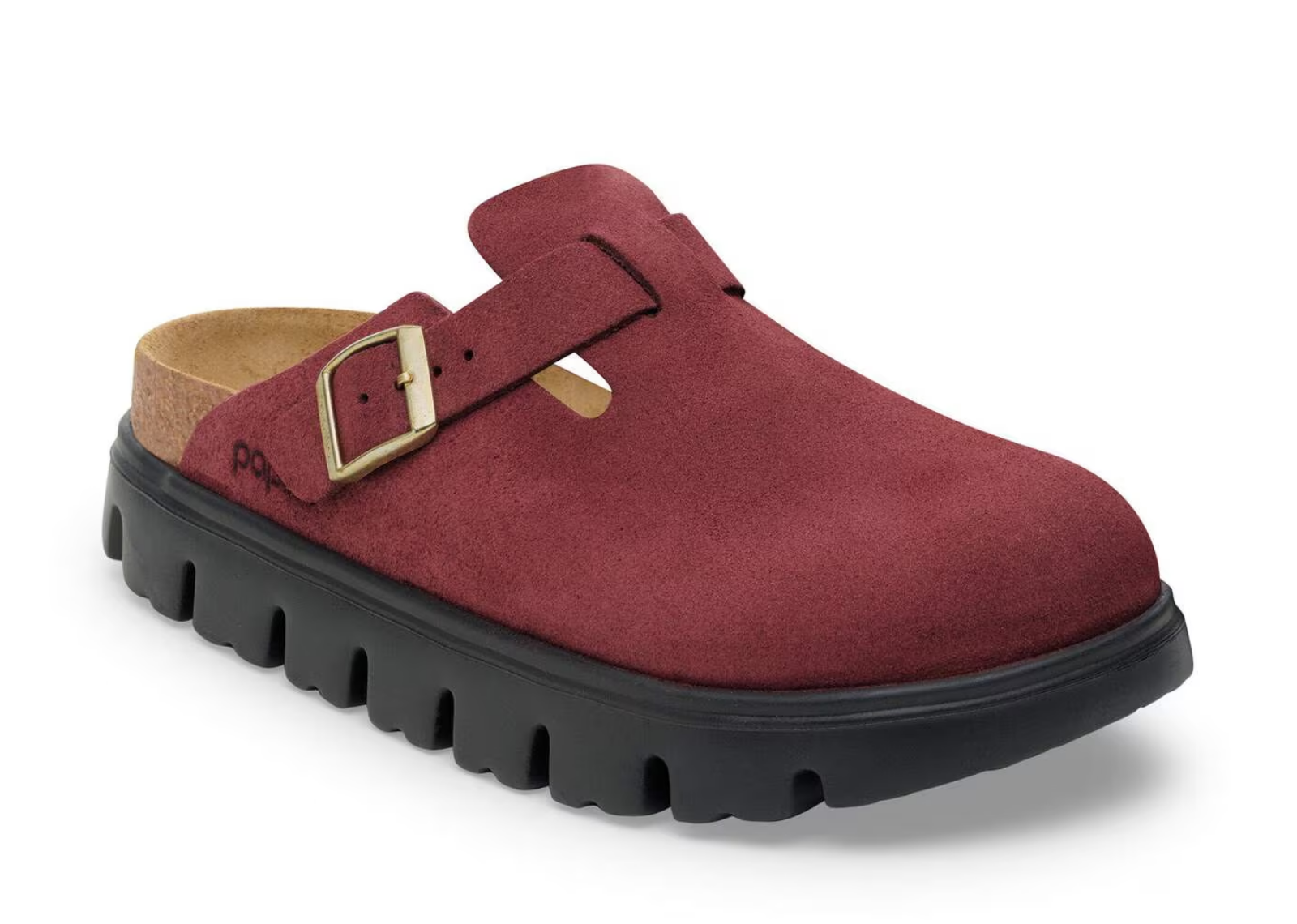 Birkenstock Boston Chunky Suede Zinfandel - görsel 2