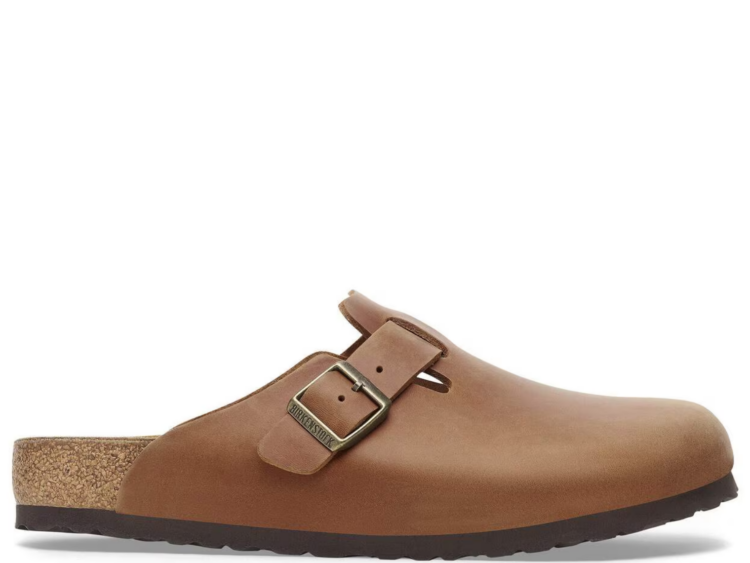 birkenstock boston oiled leather cognac 1 1