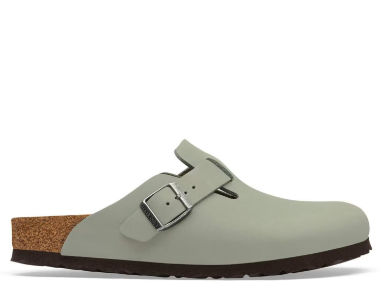 birkenstock boston oiled leather pure sage 1 1