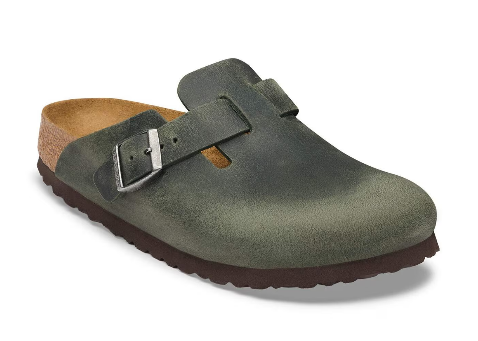 birkenstock boston oiled leather thyme 2 1