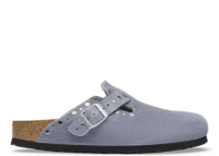 Birkenstock Boston Rivet Suede Stone Blue