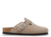 Birkenstock Boston Rivet Suede Taupe