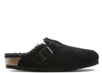 Birkenstock Boston Shearling Suede Black