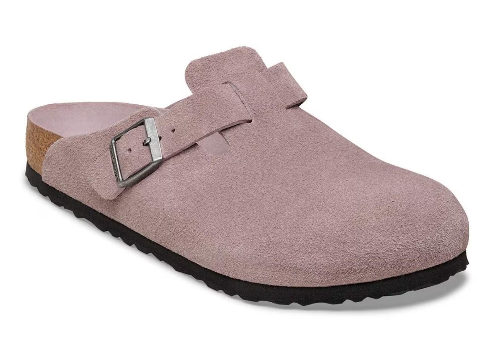 birkenstock boston soft footbed suede faded purple tonal fb 2 1