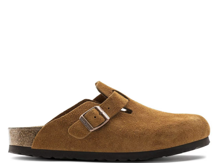 birkenstock boston soft footbed suede mink 1 1