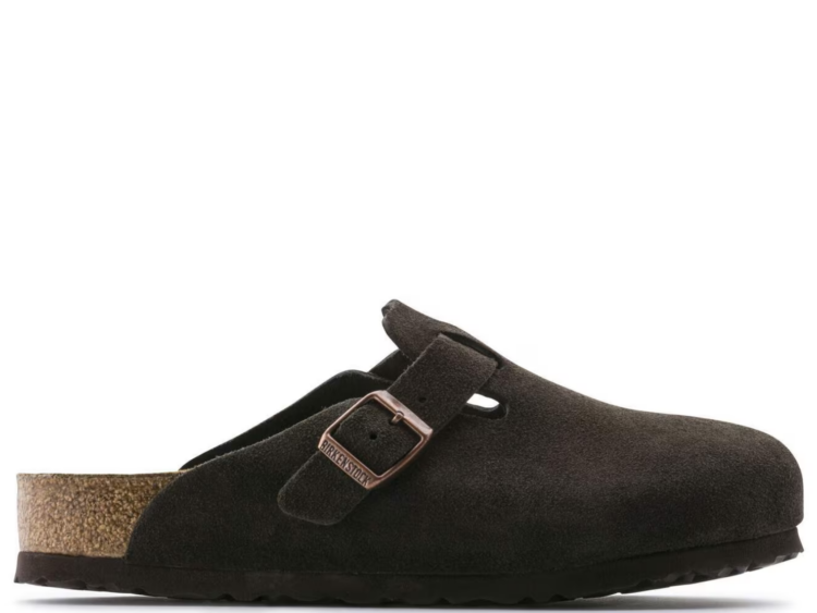 birkenstock boston soft footbed suede mocha 1 1