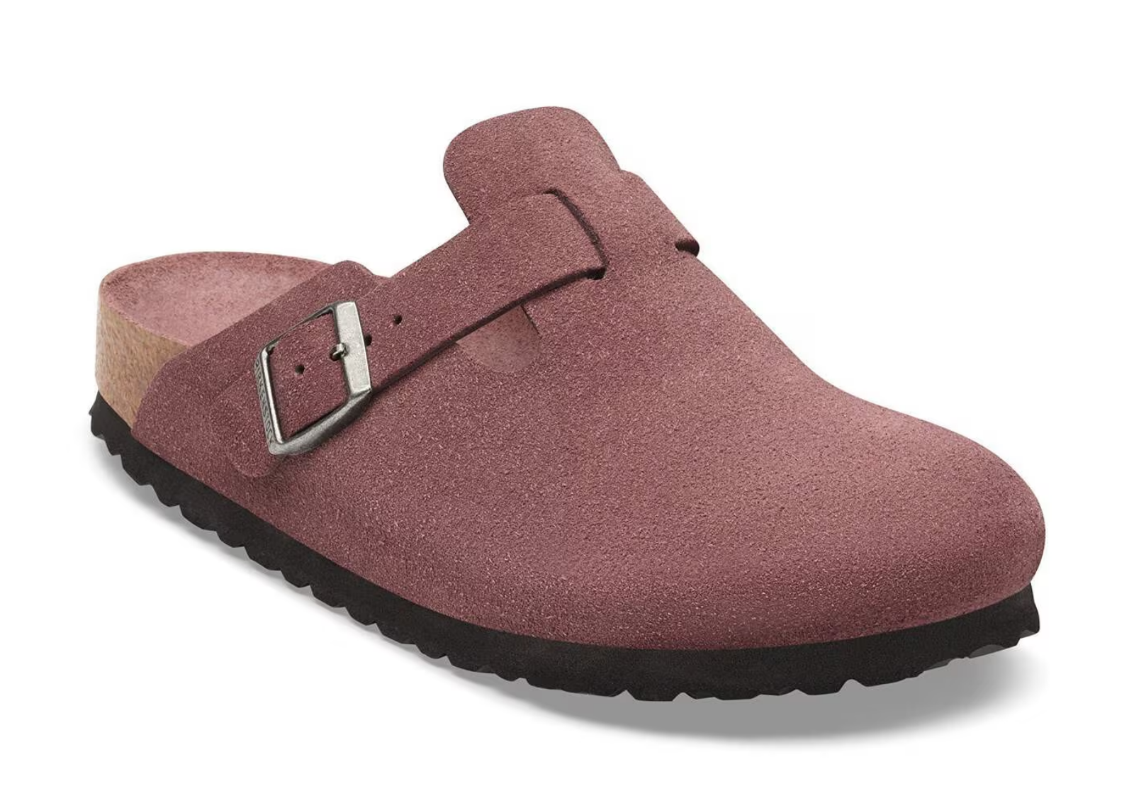 birkenstock boston soft footbed suede pepper 2 1