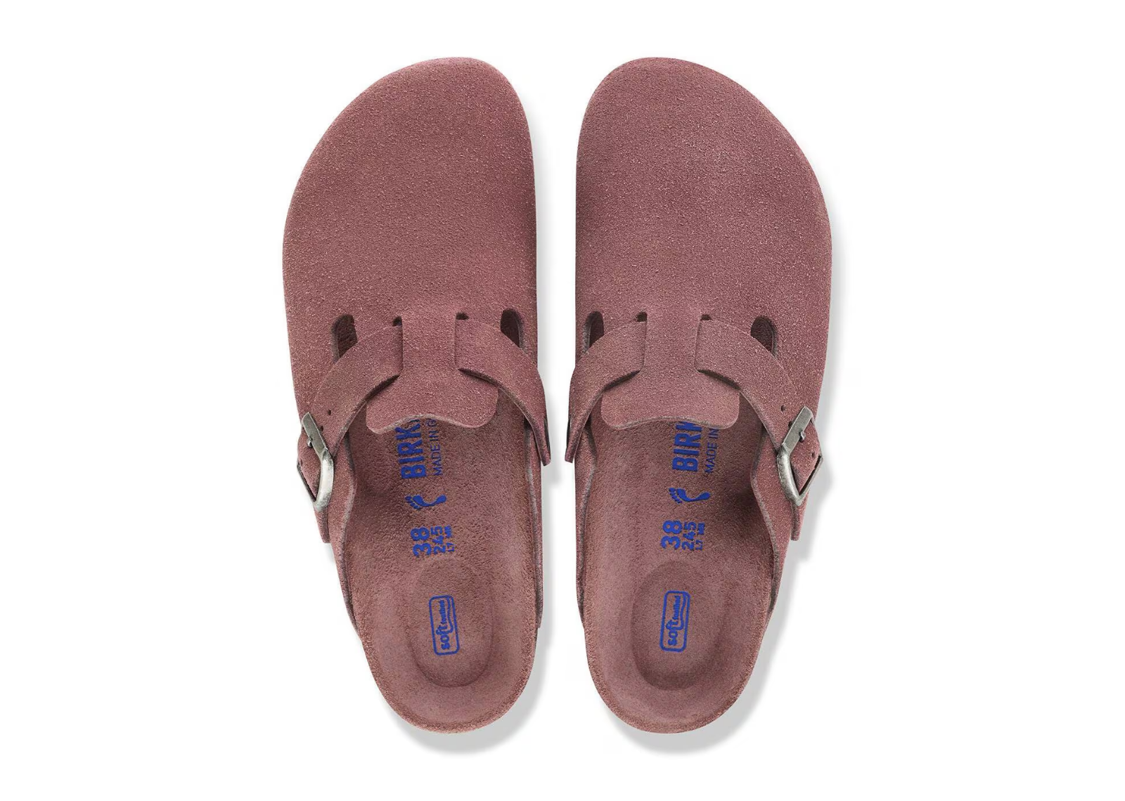 birkenstock boston soft footbed suede pepper 3 1