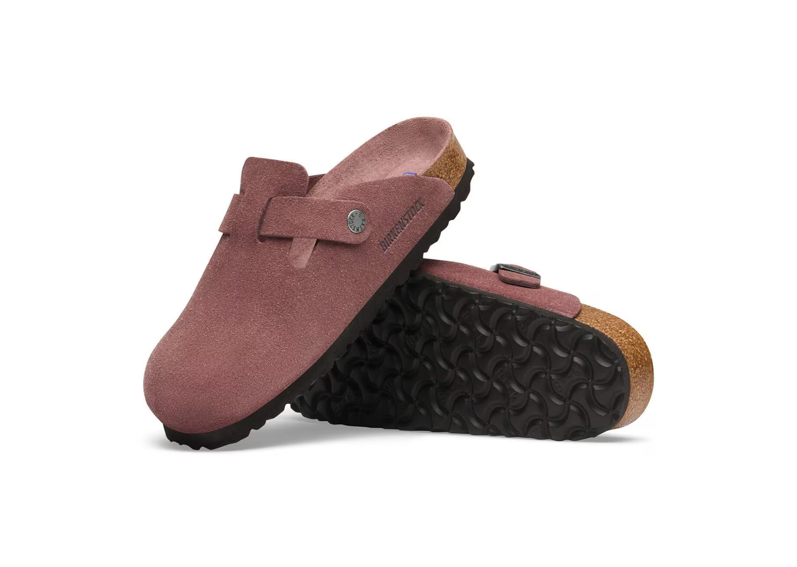 birkenstock boston soft footbed suede pepper 4 1
