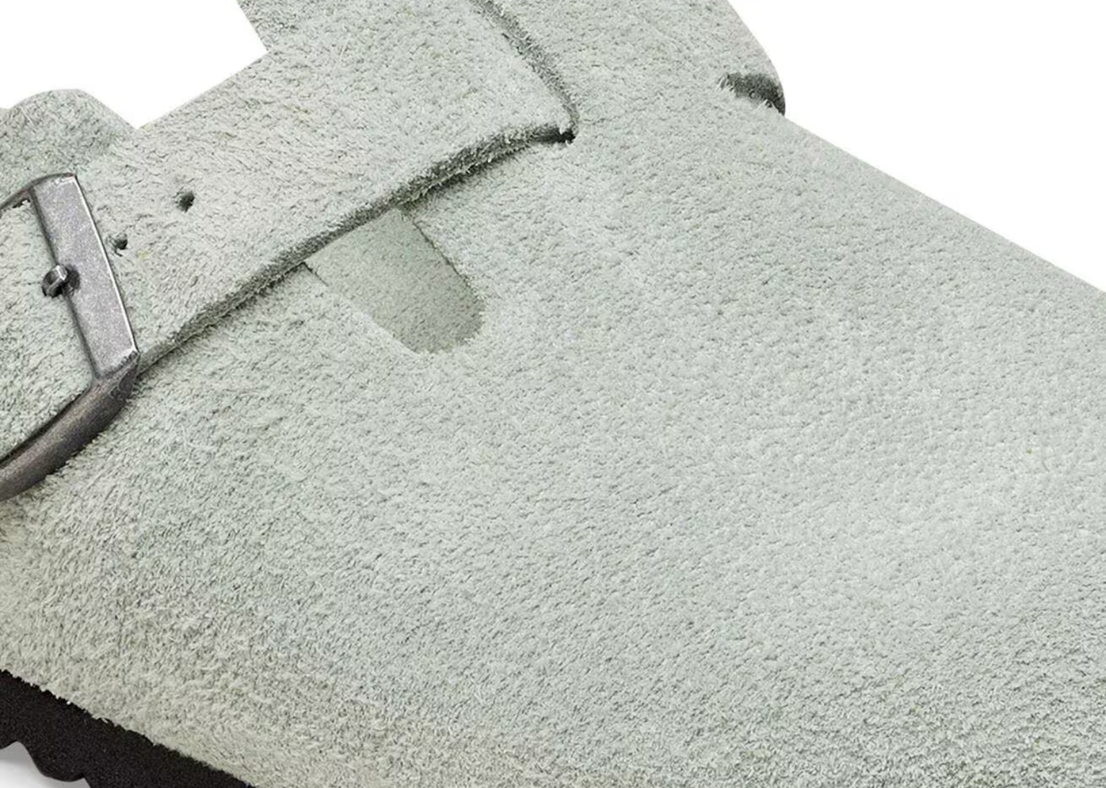 birkenstock boston soft footbed suede pure sage tonal fb 5 1