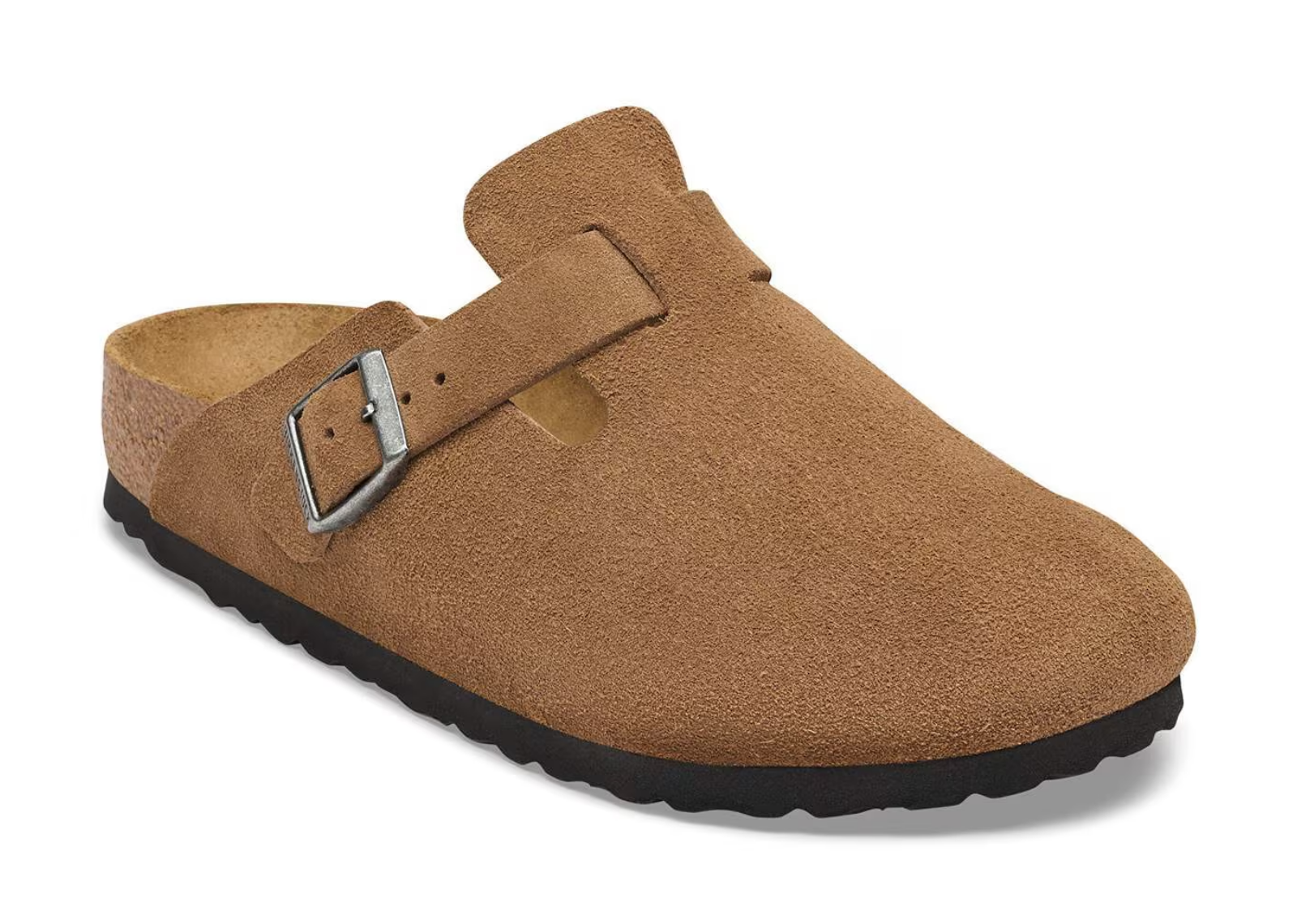 birkenstock boston suede dark tea 2 1