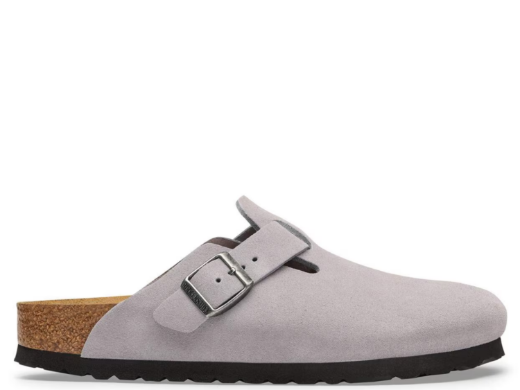 birkenstock boston suede lavender sky 1 1