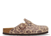 Birkenstock Boston Suede Print SYN Leo Sandcastle