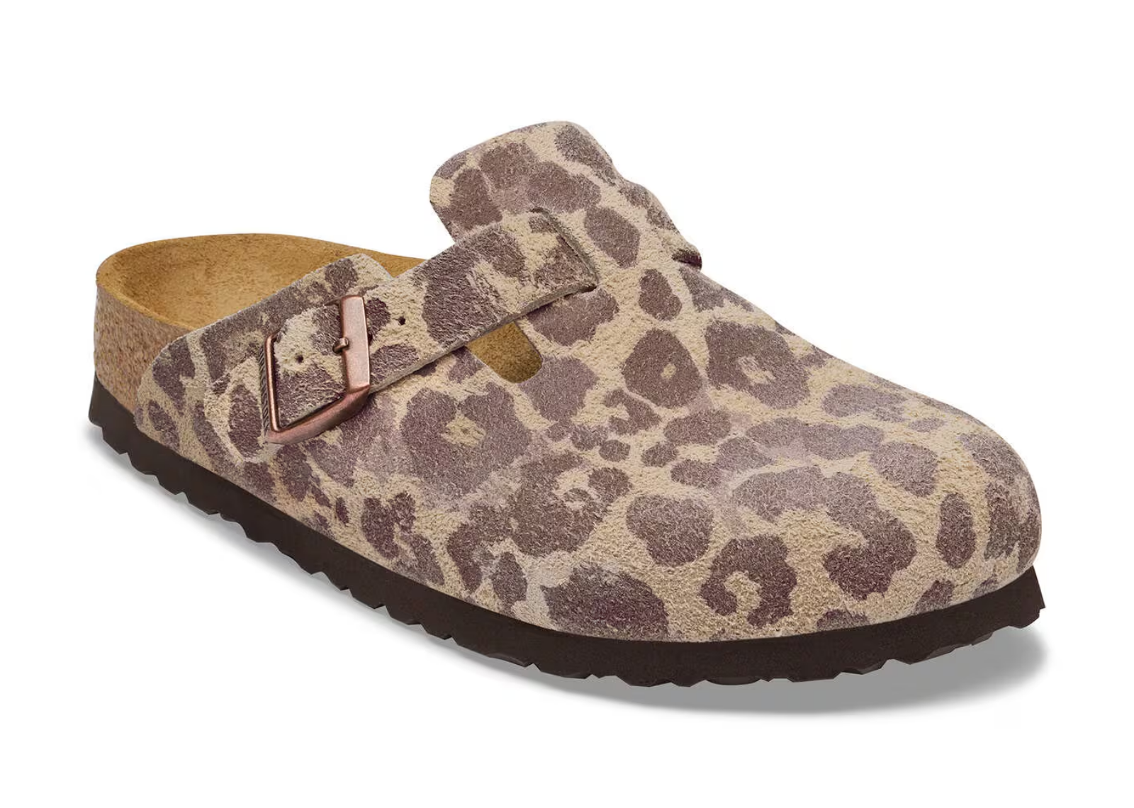birkenstock boston suede print syn leo sandcastle 2 1