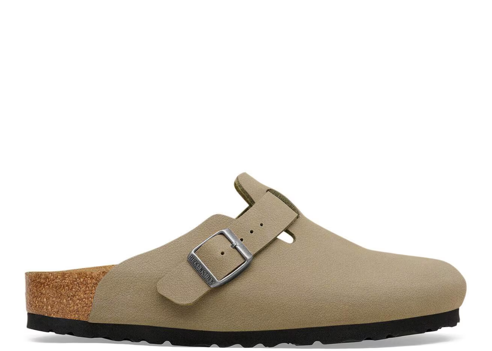 birkenstock boston tex birko flor nubuck faded khaki 1 1