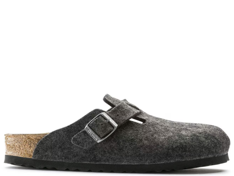 birkenstock boston wool anthracite 1 1