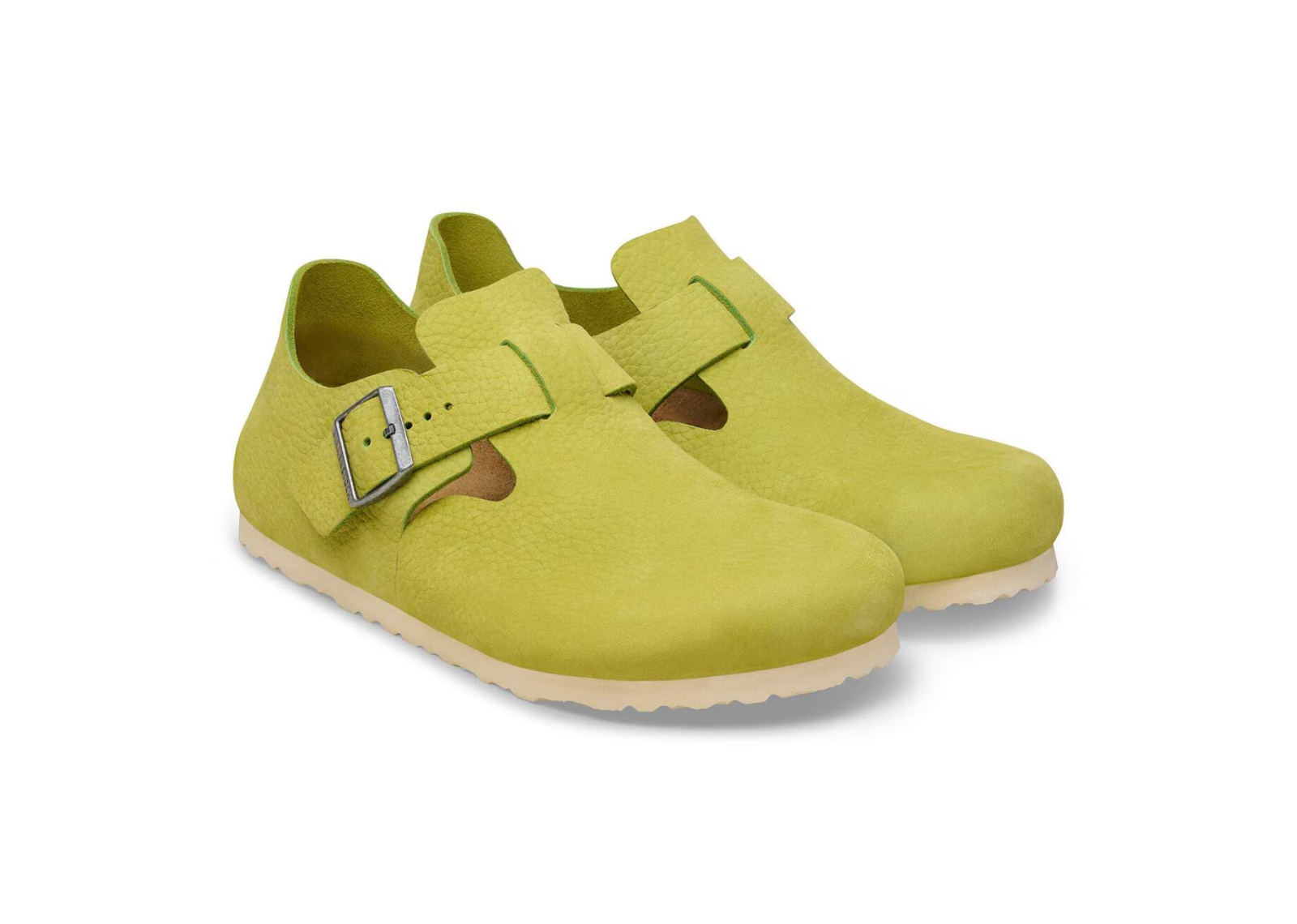 birkenstock london nubuck leather archive mid green 4 1