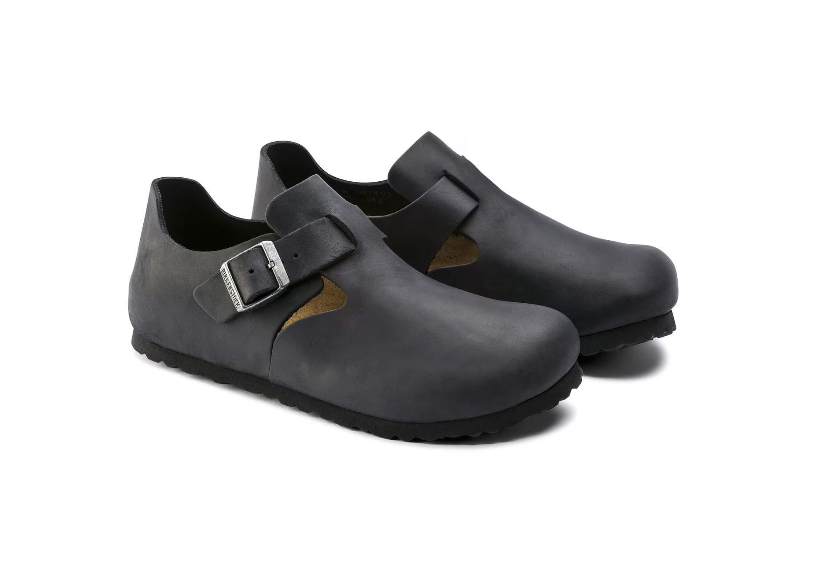 birkenstock london oiled leather black 3 1