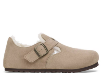 Birkenstock London Shearling Suede Taupe