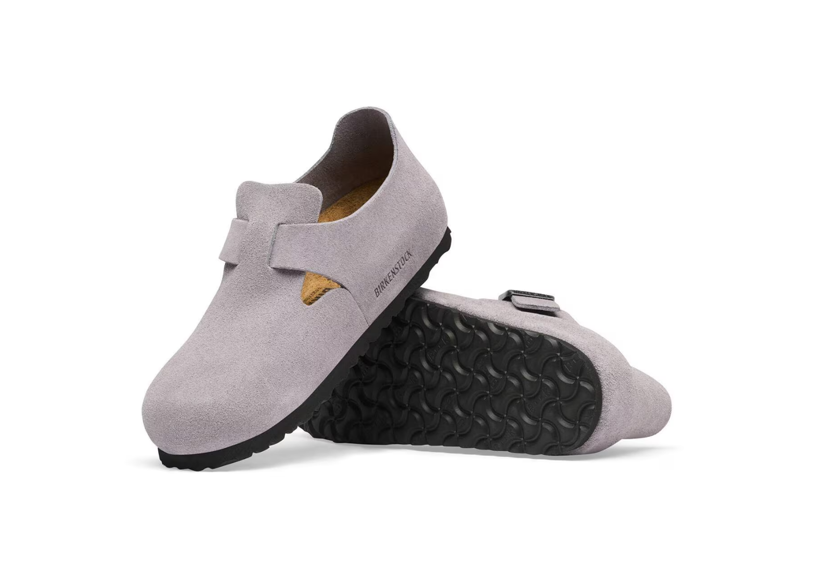 birkenstock london suede lavender sky 4 1