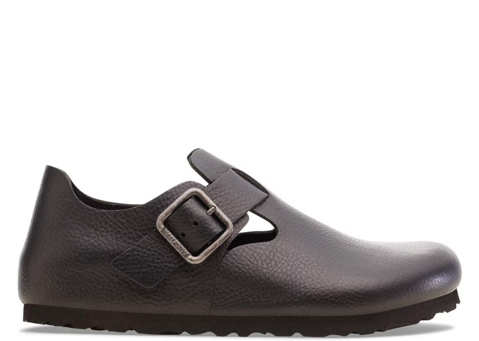 birkenstock london wire buckle natural leather vintage wood black 1 1