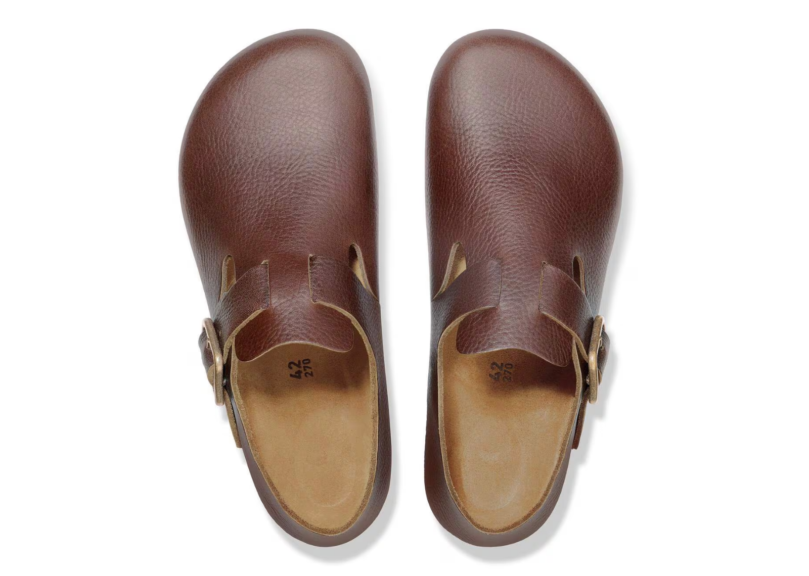 birkenstock london wire buckle natural leather vintage wood roast 2 1