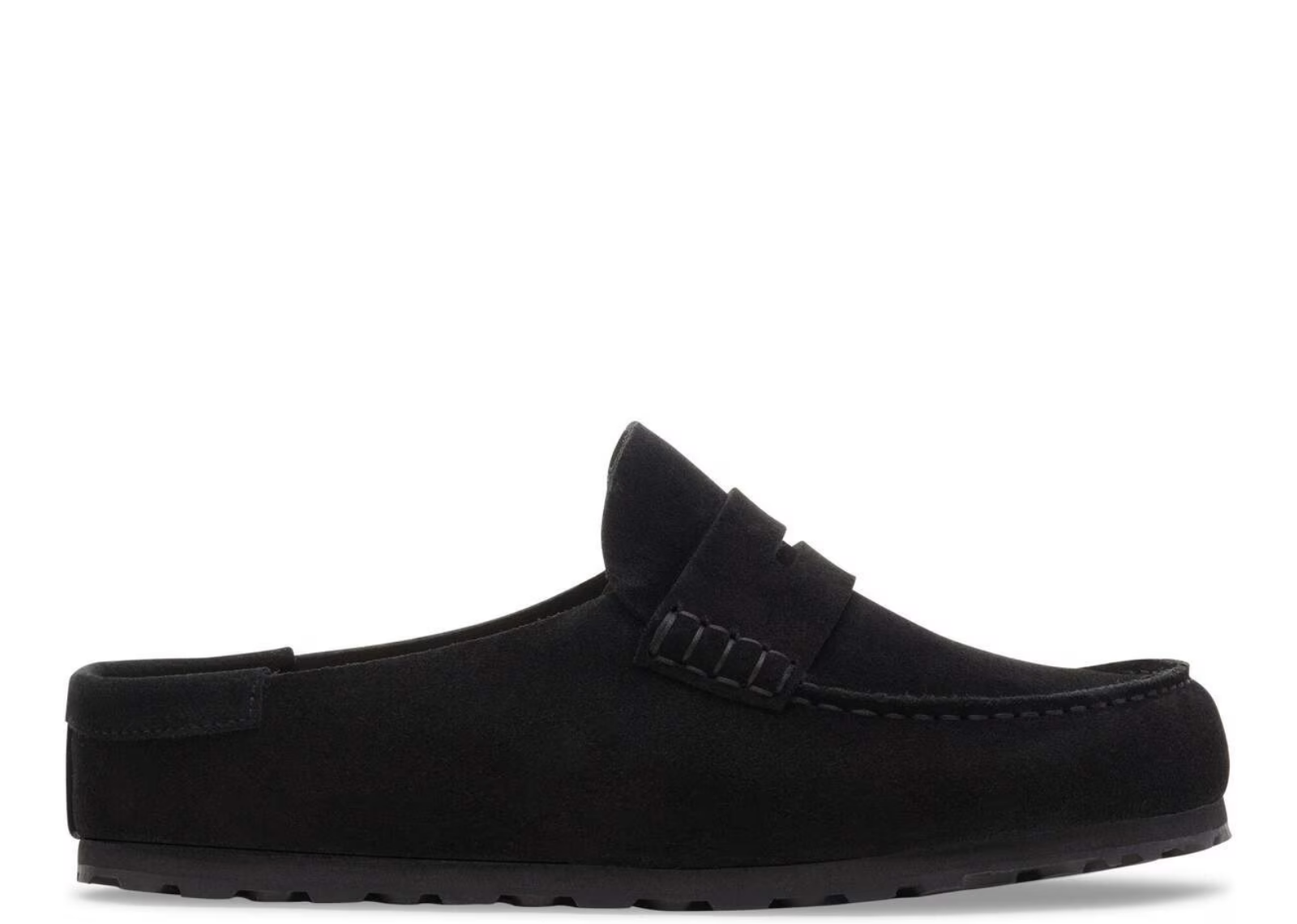 birkenstock naples wrapped suede leather black 1 1