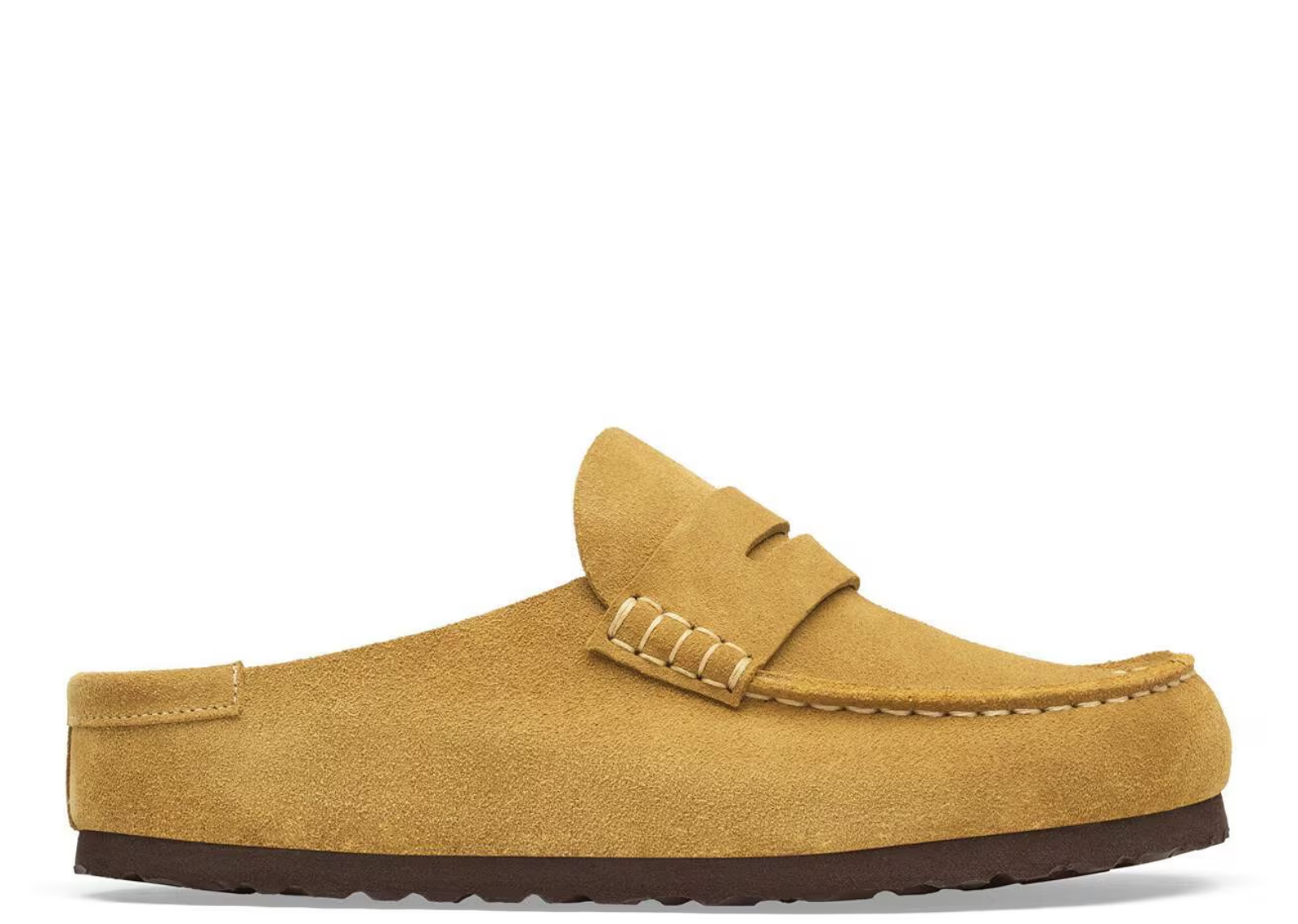 birkenstock naples wrapped suede leather cork brown 1 1