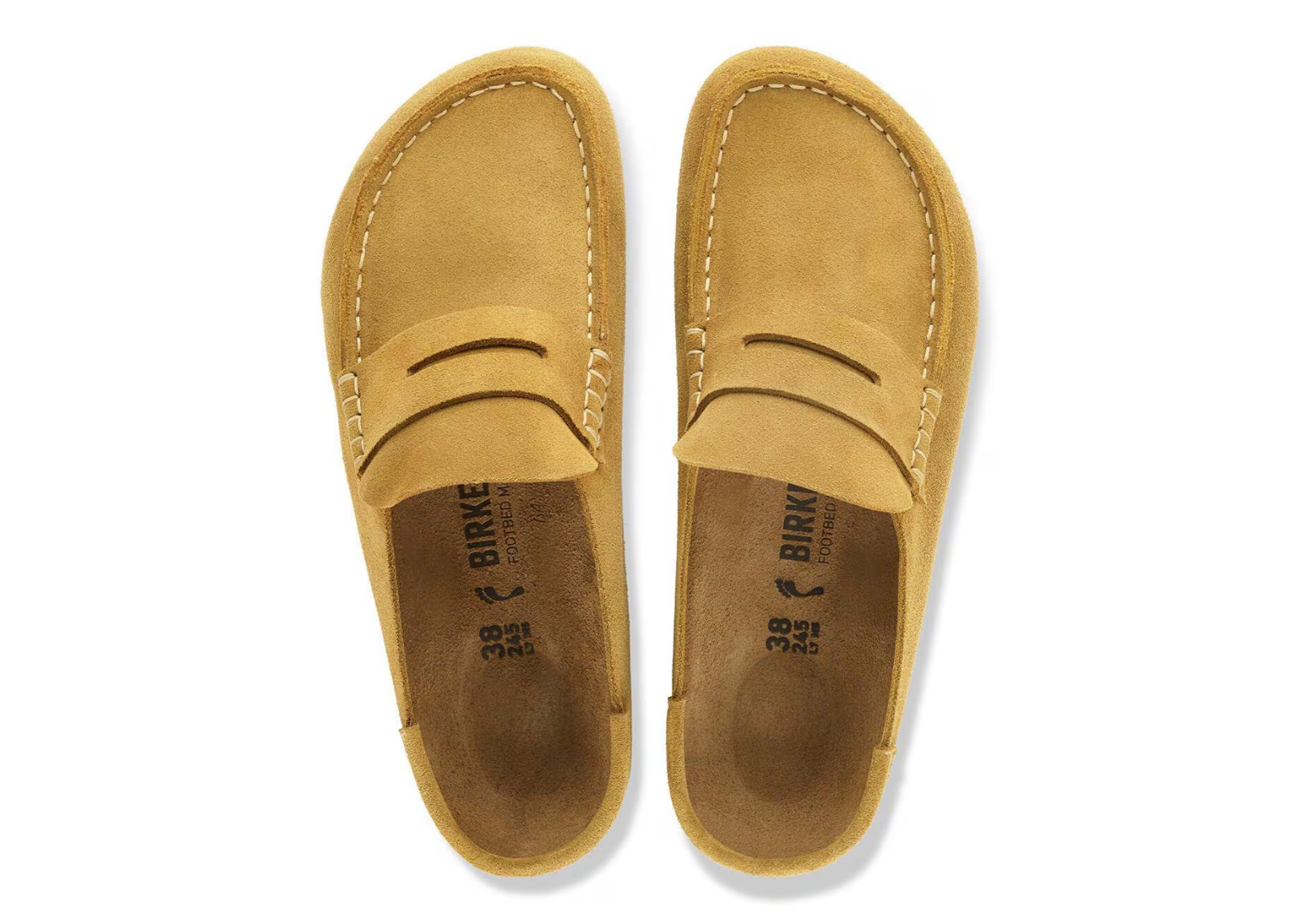birkenstock naples wrapped suede leather cork brown 4 1