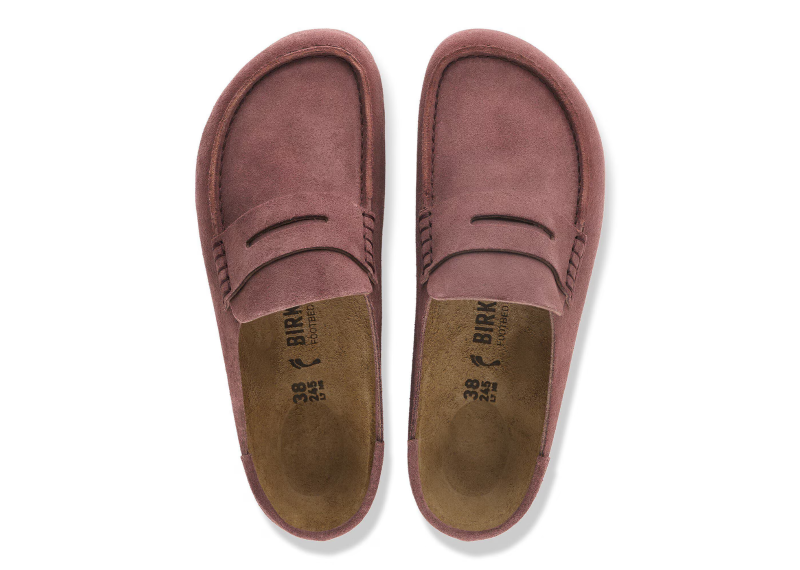 birkenstock naples wrapped suede leather pepper 4 1