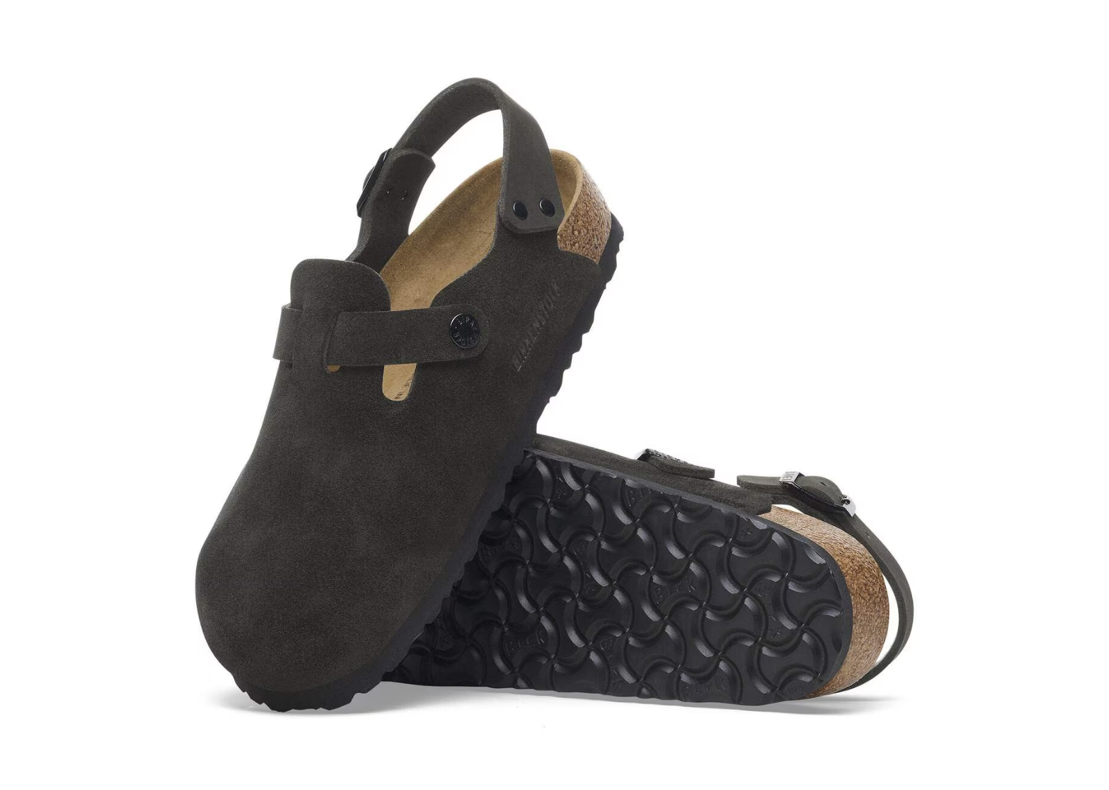 birkenstock tokio suede leather black 3 1