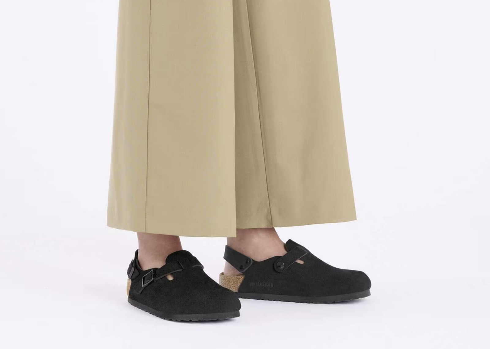 birkenstock tokio suede leather black 5 1