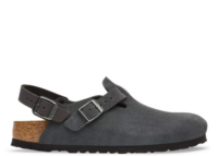 Birkenstock Tokio Suede Leather Charcoal
