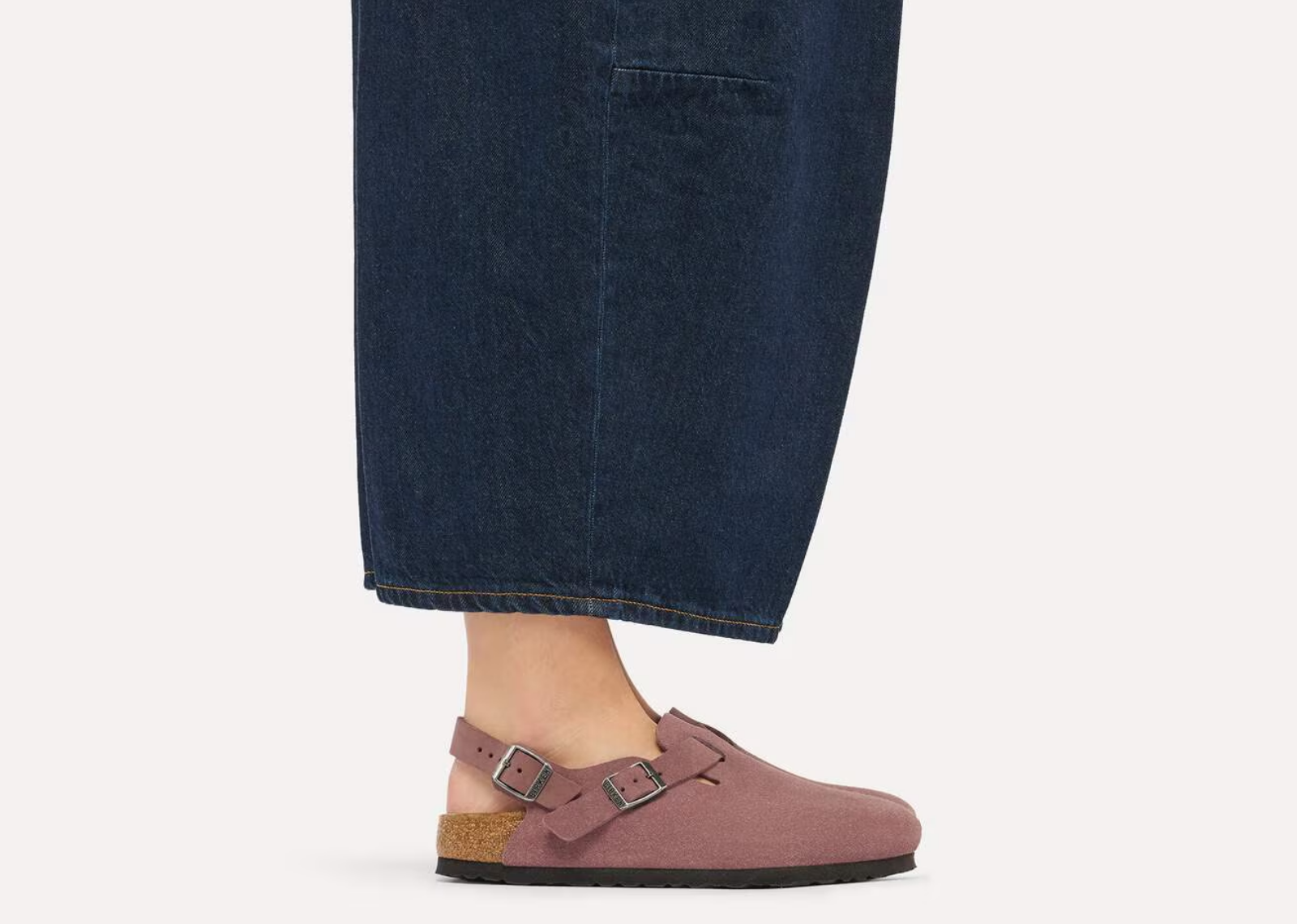 birkenstock tokio suede leather pepper 5 1