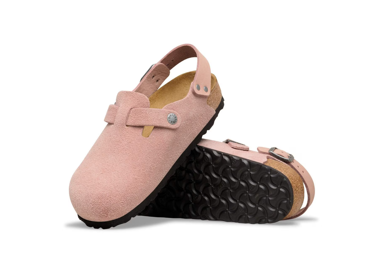 birkenstock tokio suede leather pink clay 3 1