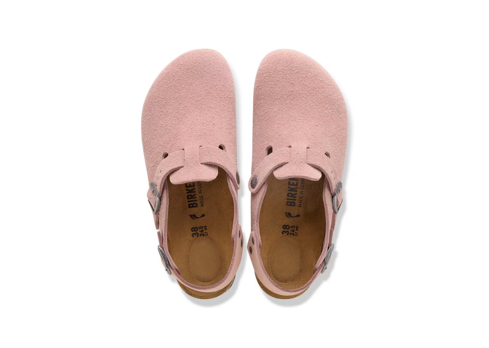 birkenstock tokio suede leather pink clay 4 1