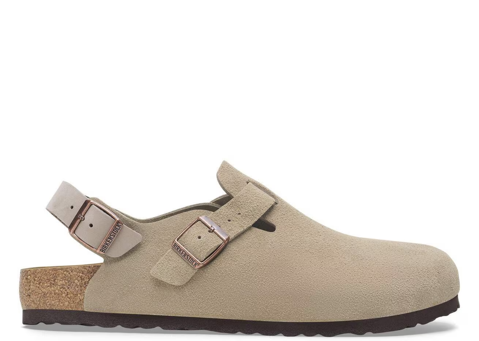 birkenstock tokio suede leather taupe 1 1
