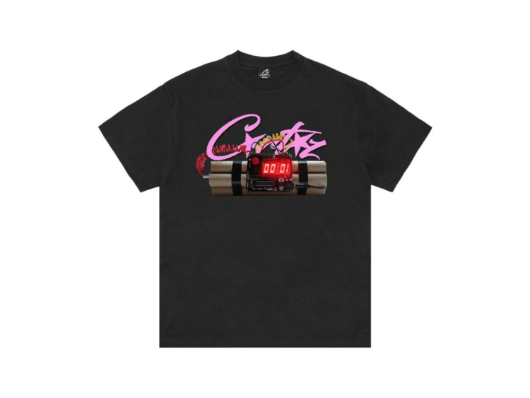 corteiz no time 4 luv tee black 1 1