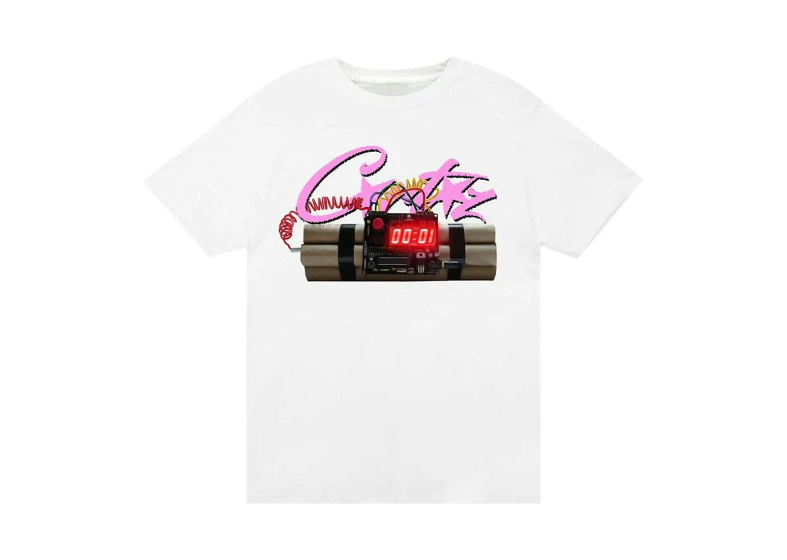 corteiz no time 4 luv tee white 1 1