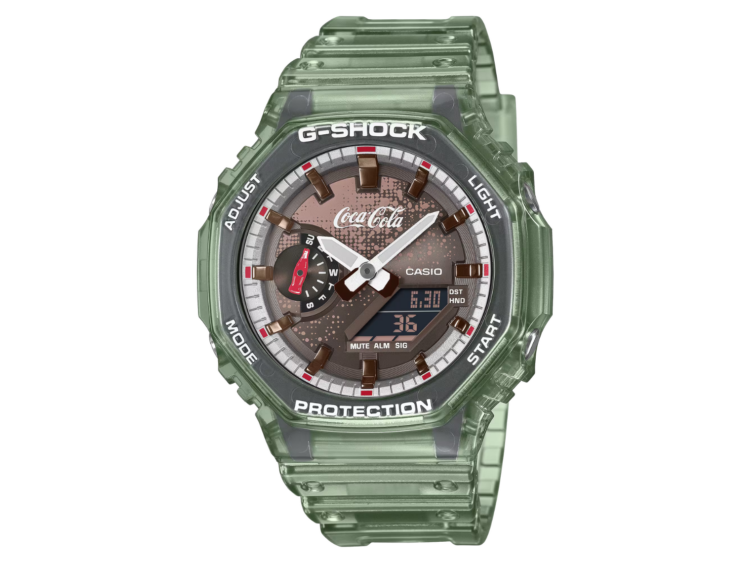 g shock by casio x coca cola analog digital 2100 series green 1 1