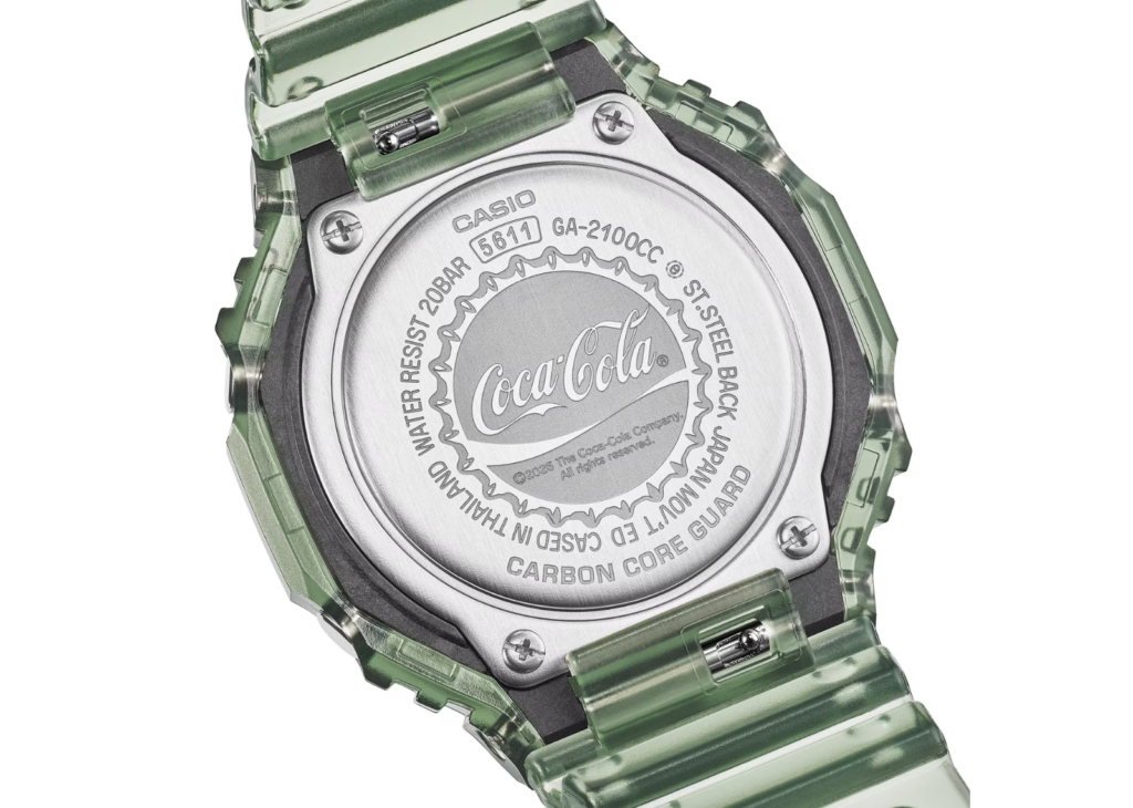 CASIO G-SHOCK Coca-Cola タグ説明書付き※白紙シワあり※ G-SHOCK by Casio x Coca Cola Analog Digital 2100 Series Green - GA