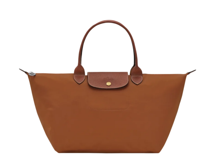 longchamp le pliage original large handbag cognac 1 1