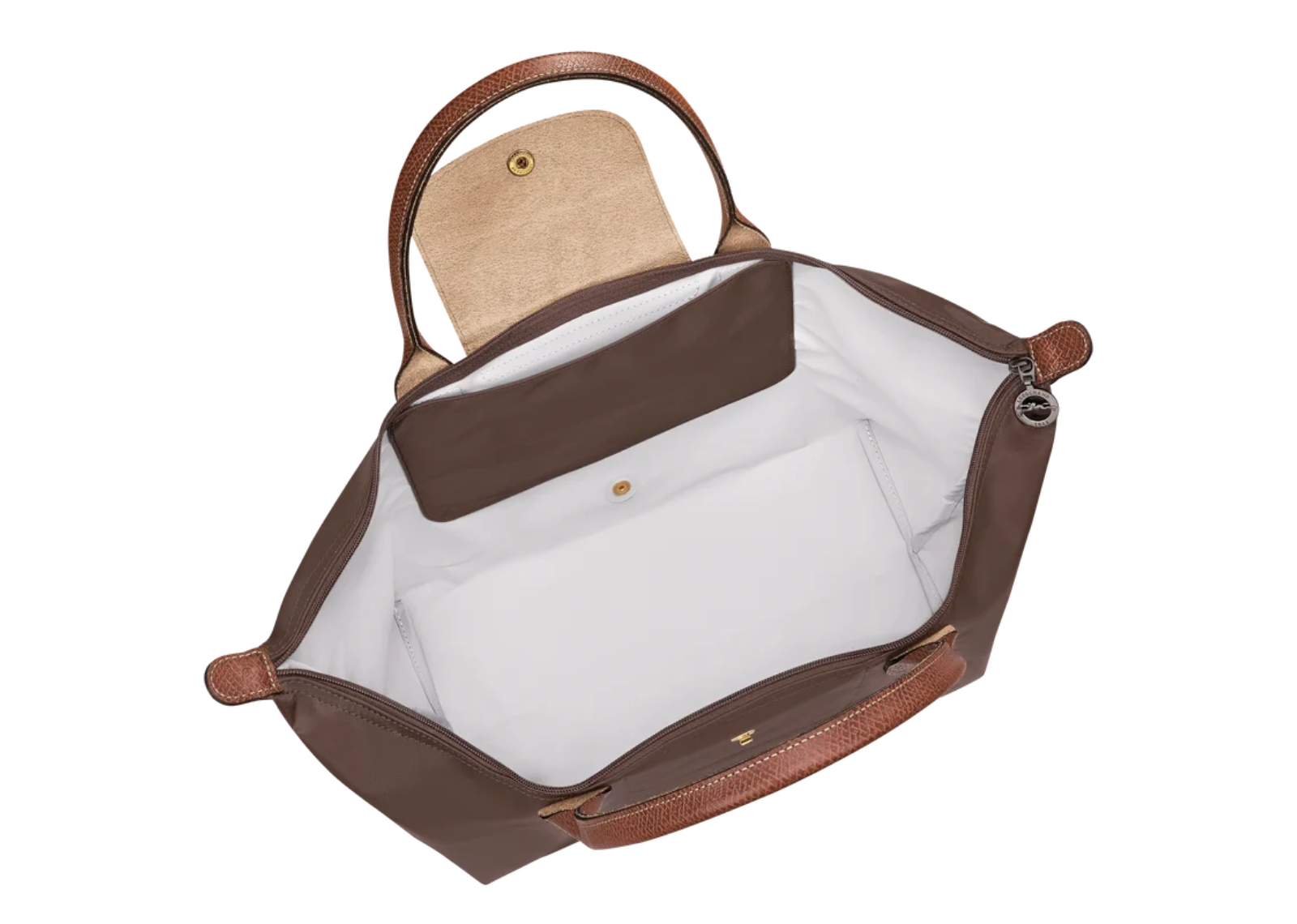 longchamp le pliage original large handbag mocha 4 1