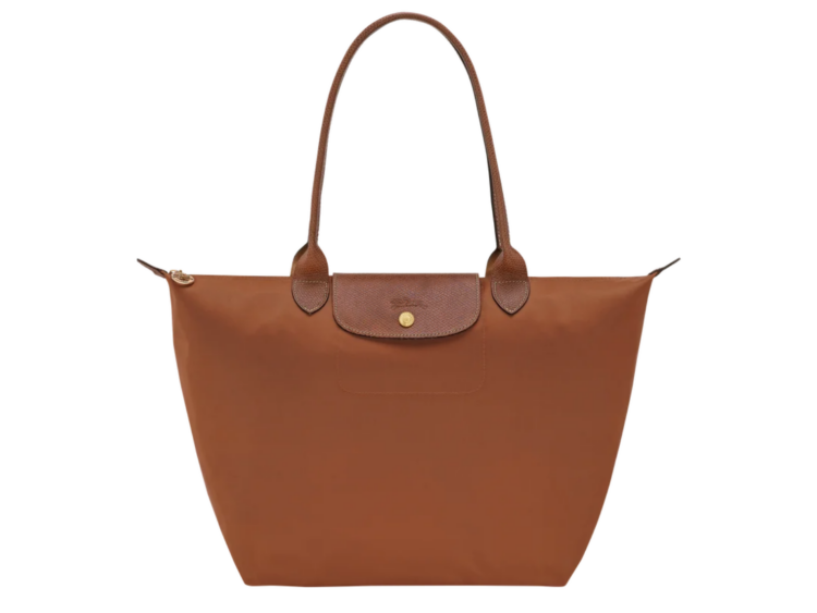 longchamp le pliage original large tote bag cognac 1 1