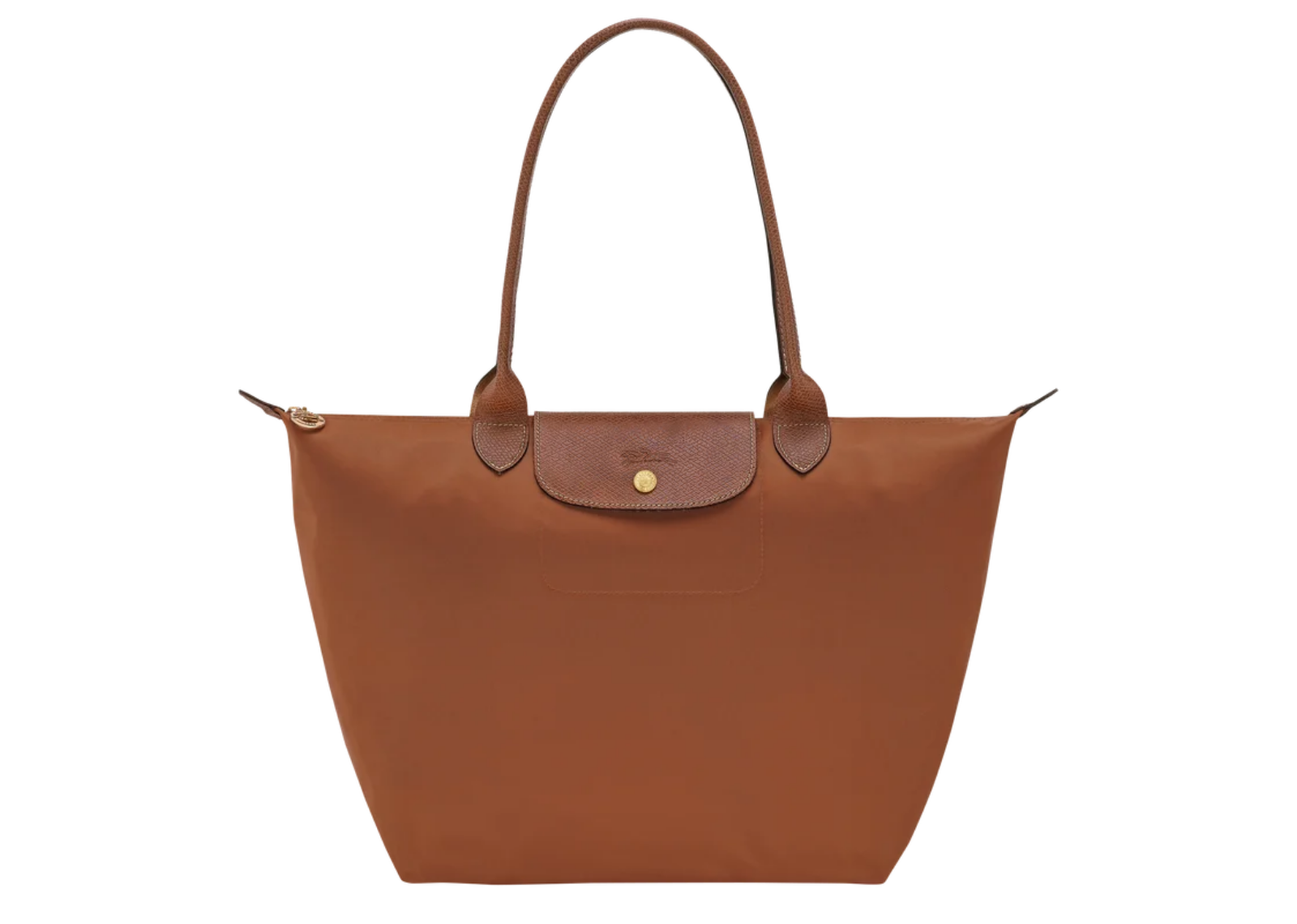 longchamp le pliage original large tote bag cognac 1 1