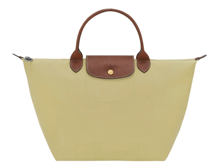longchamp le pliage original medium handbag pistachio 1 1