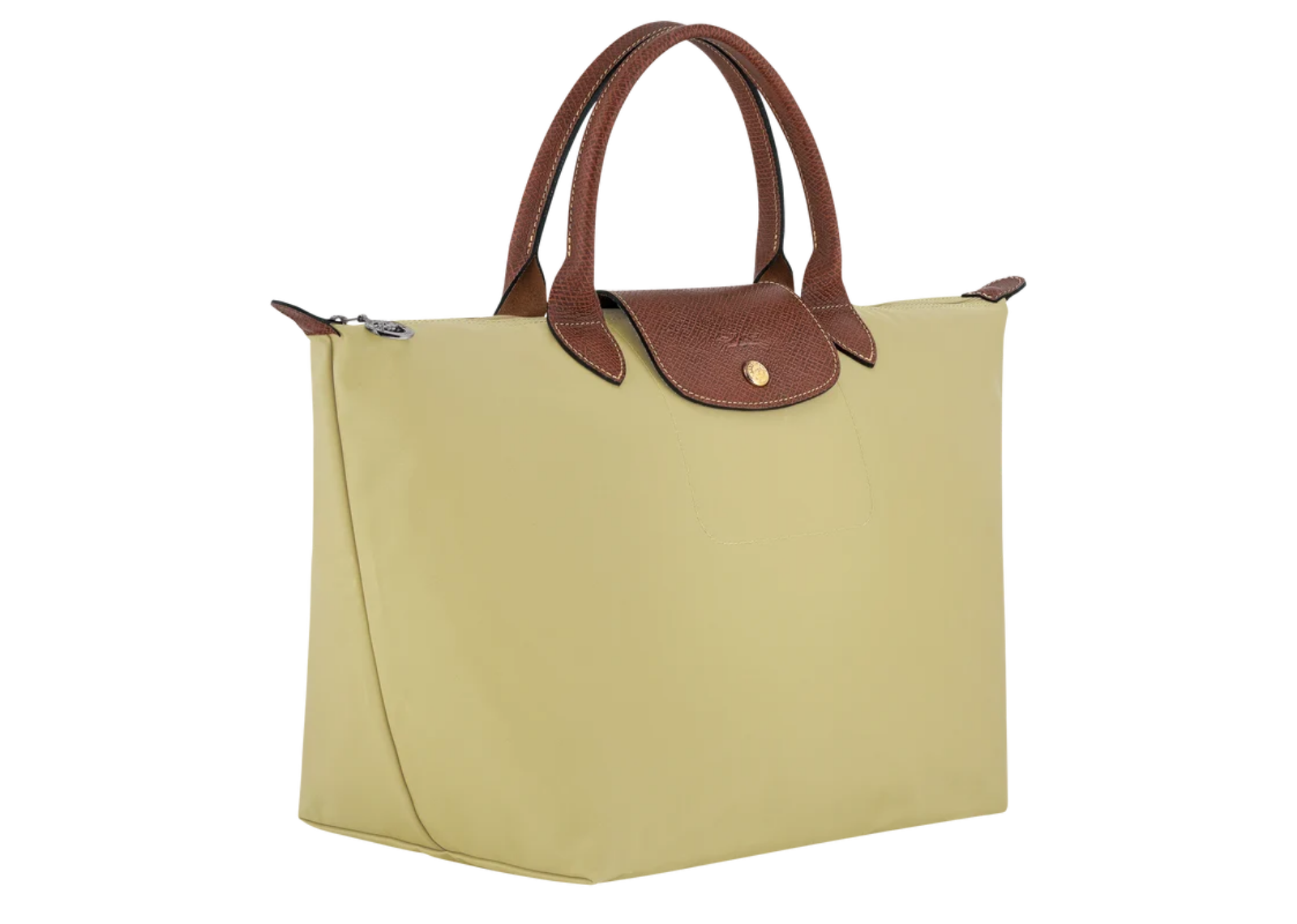 longchamp le pliage original medium handbag pistachio 2 1